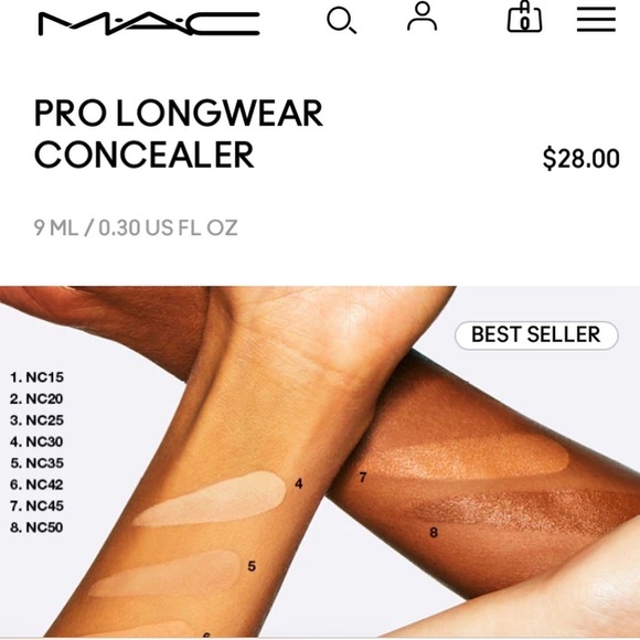 x1 MAC NC45 PRO LONGWEAR CONCEALER PUMP BRAND NEW BOXED - Picture 7 of 9